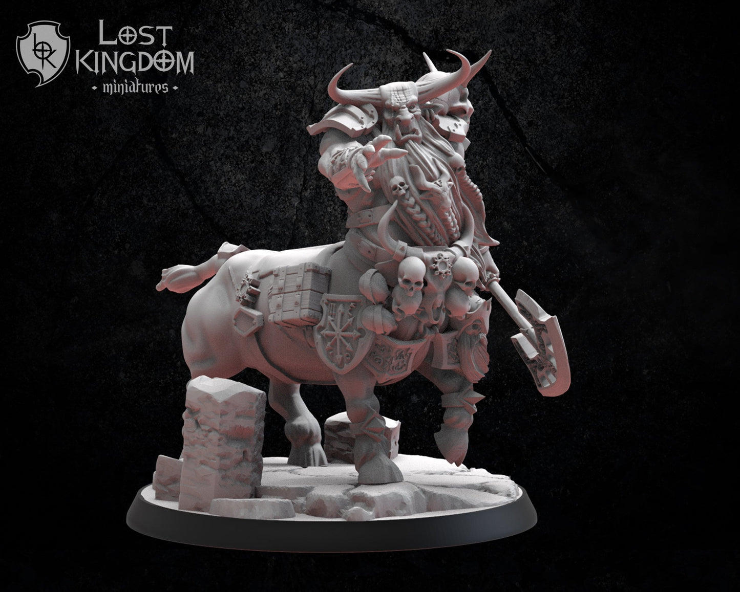 3d Printed Bul-Thaur Hero by Lost Kingdom Miniatures