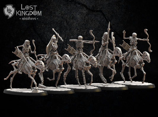 3d Printed Second Dynasty Knights x5 by Lost Kingdom Miniatures