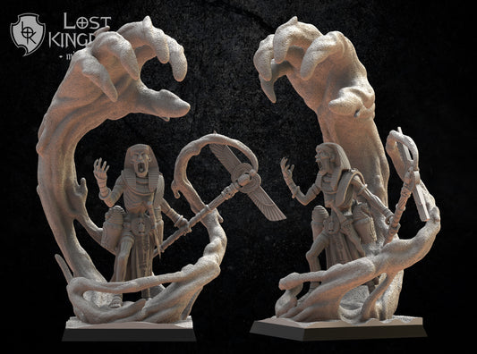 3d Printed Canoptek Sorcerer by Lost Kingdom Miniatures