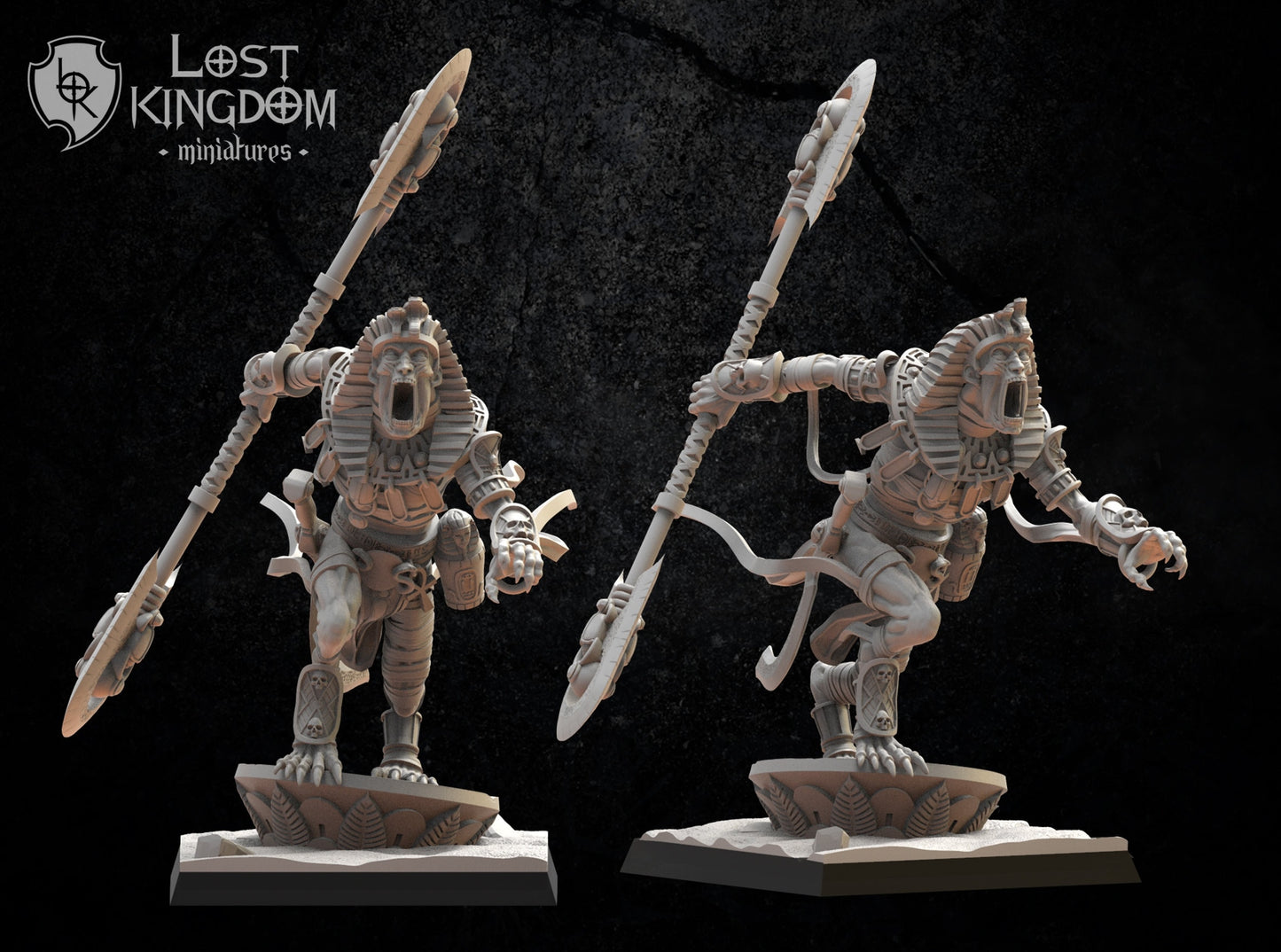 3d Printed Imsety, Canoptek Guard Hero by Lost Kingdom Miniatures