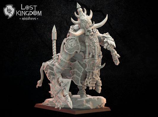 3d Printed Hurgroth, Bul-Thaur Hero by Lost Kingdom Miniatures