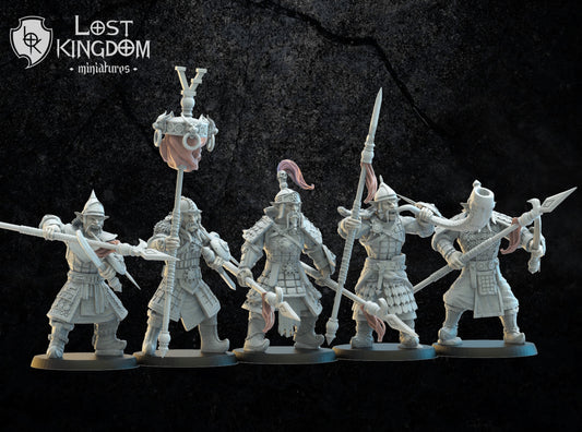 3d Printed Mongobbo Foot Soldiers x10 by Lost Kingdom Miniatures