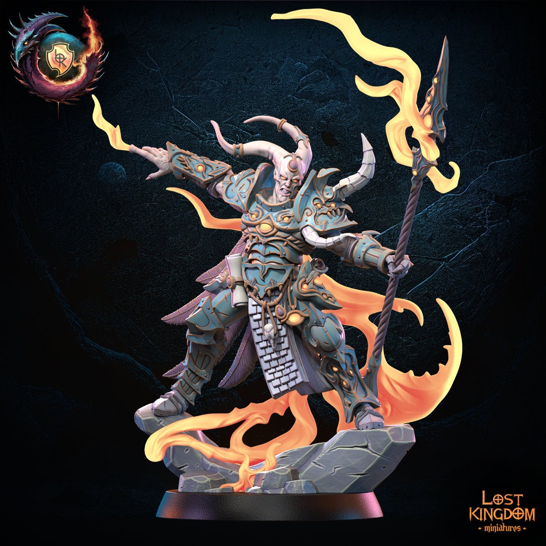 3d Printed Supreme Sorcerer of Chaos by Lost Kingdom Miniatures