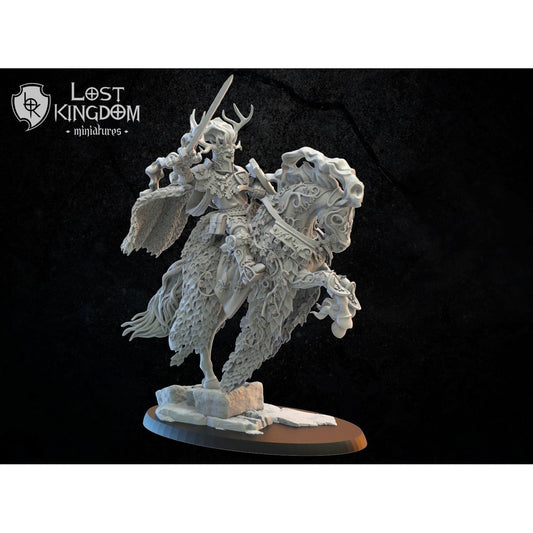 3d Printed Medraut, the Knight's Shadow by Lost Kingdom Miniatures