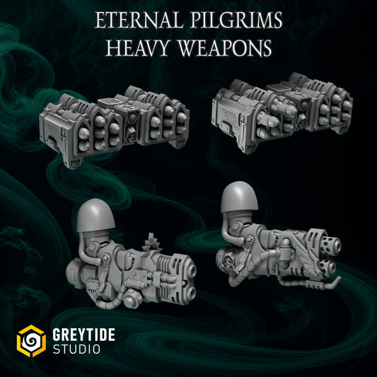 3d Printed Eternal Pilgrim Heavy Weapons by Greytide Studio