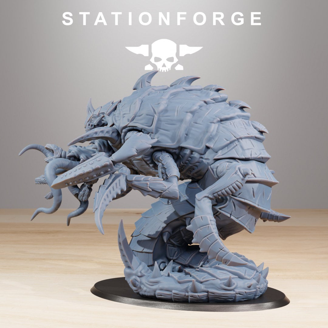 3D Printed Xenarid Sentinel by StationForge Miniatures