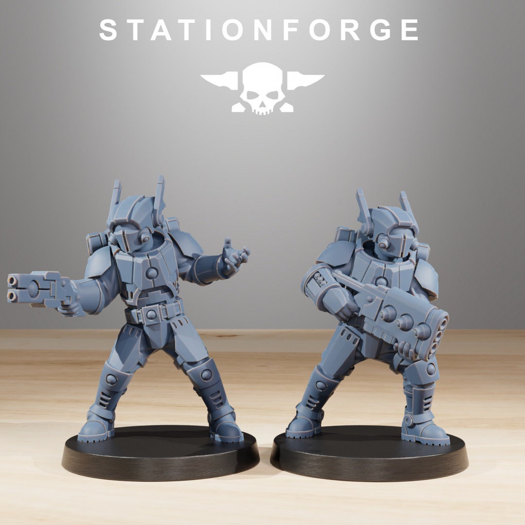 3D Printed Tarion Clone Infantry x10 by StationForge Miniatures