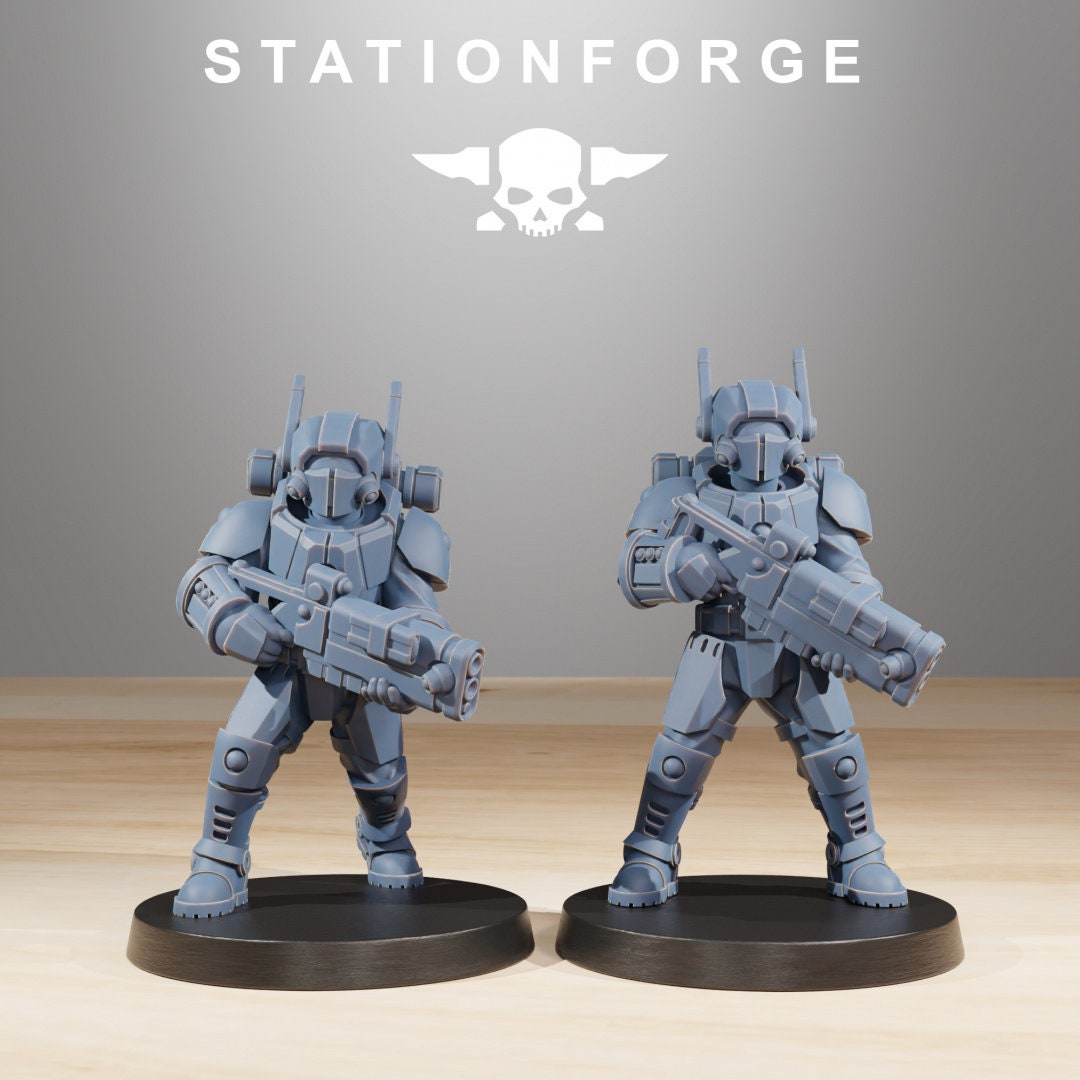 3D Printed Tarion Clone Infantry x10 by StationForge Miniatures