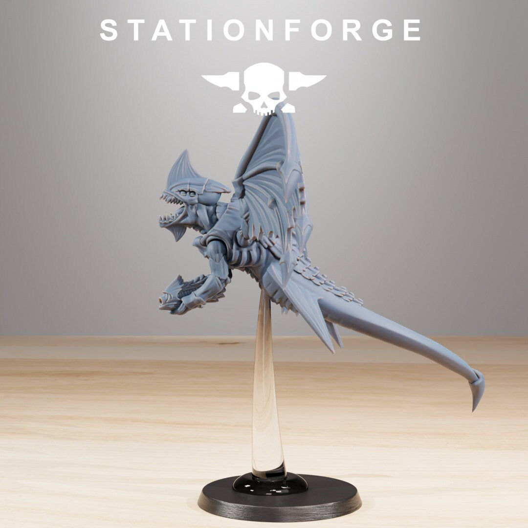 3D Printed Xenarid Flyers x10 by StationForge Miniatures