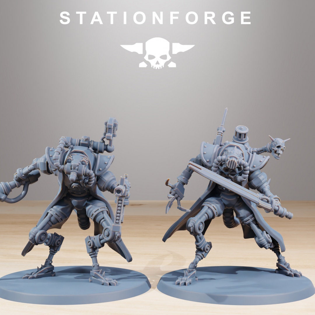 3D Printed Raticus Curdsters x10 by StationForge Miniatures