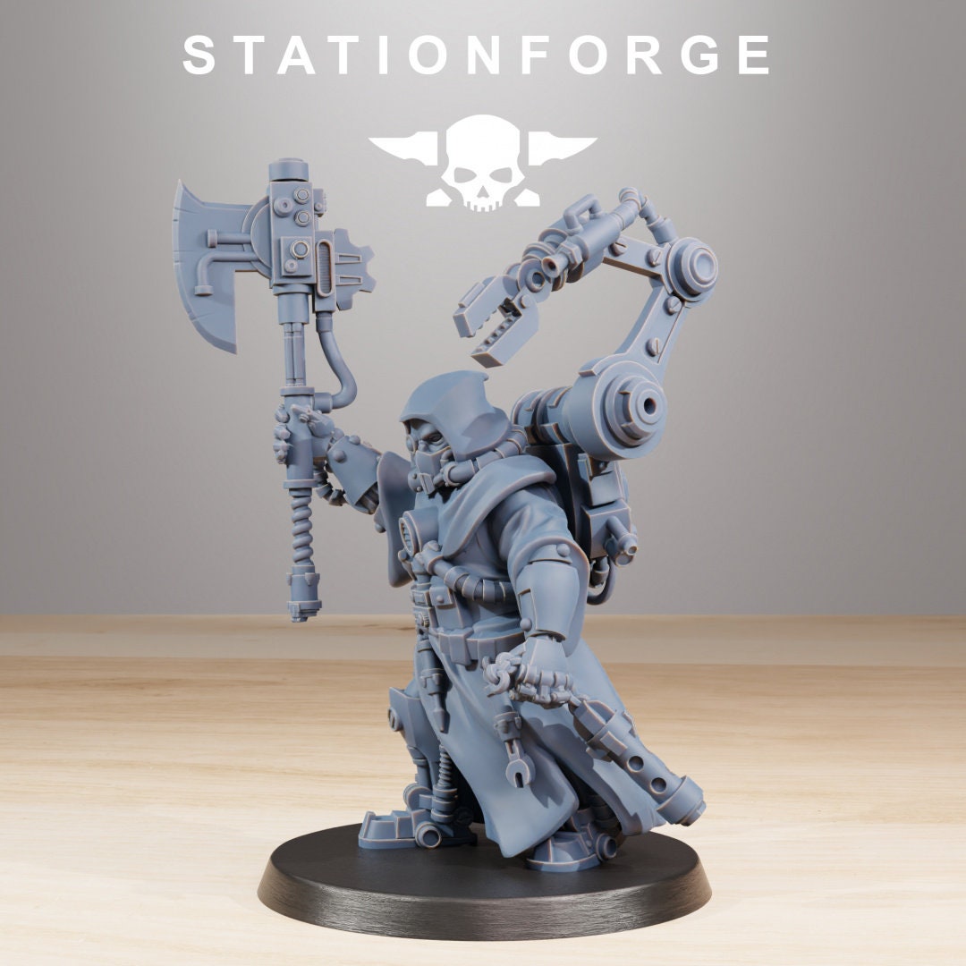 3D Printed Scavenger Commander by StationForge Miniatures