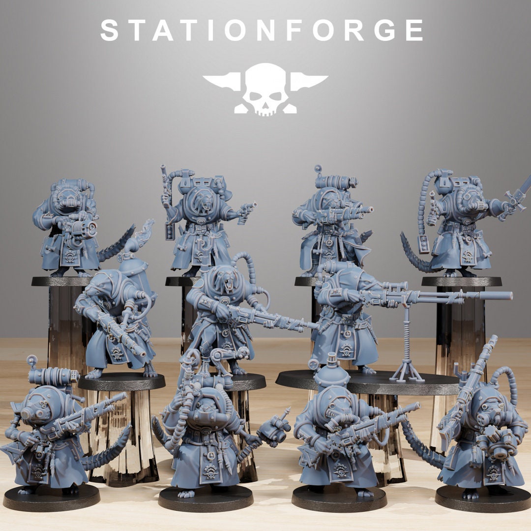 3D Printed Raticus Grunts x10 by StationForge Miniatures – Last Hope ...