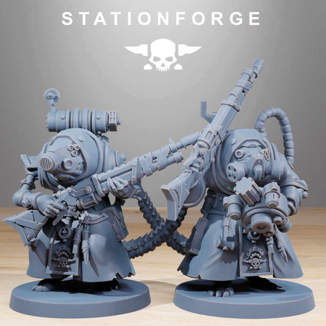3D Printed Raticus Grunts x10 by StationForge Miniatures – Last Hope ...