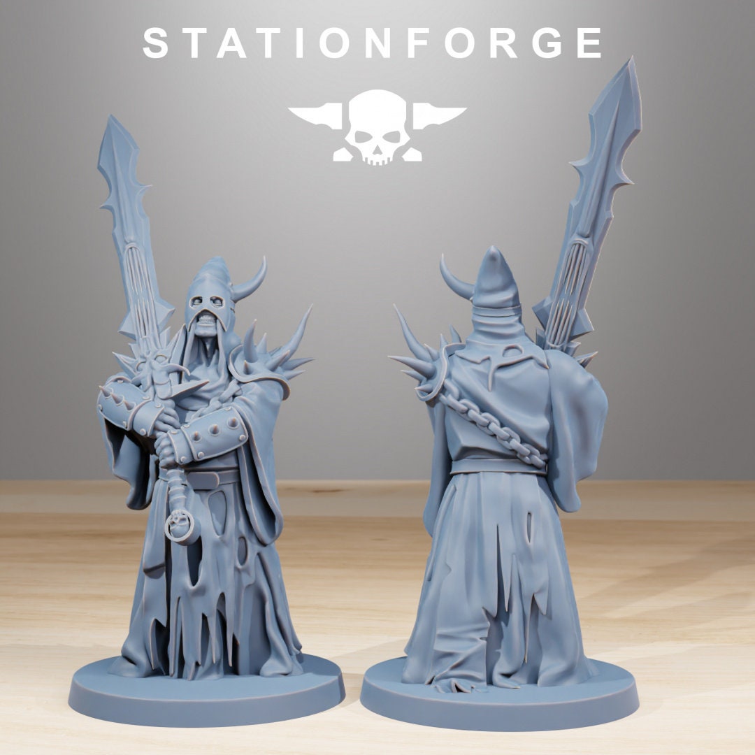 3D Printed Corrupted Guard Fanatics x10 by StationForge Miniatures