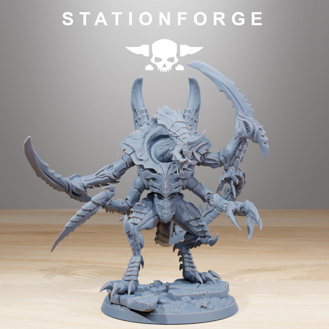 3D Printed Xenarid Nyxar x2 by StationForge Miniatures