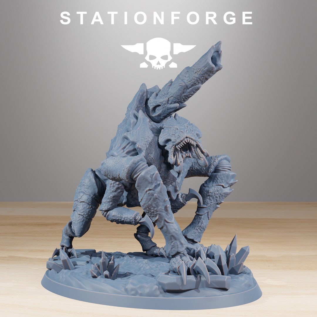 3D Printed Xenarid Fluxus by StationForge Miniatures