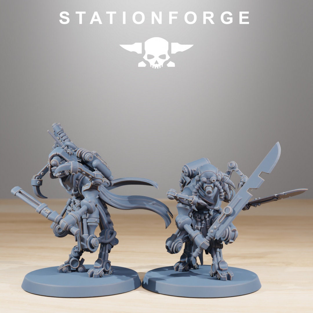 3D Printed Scavenger Runners x10 by StationForge Miniatures