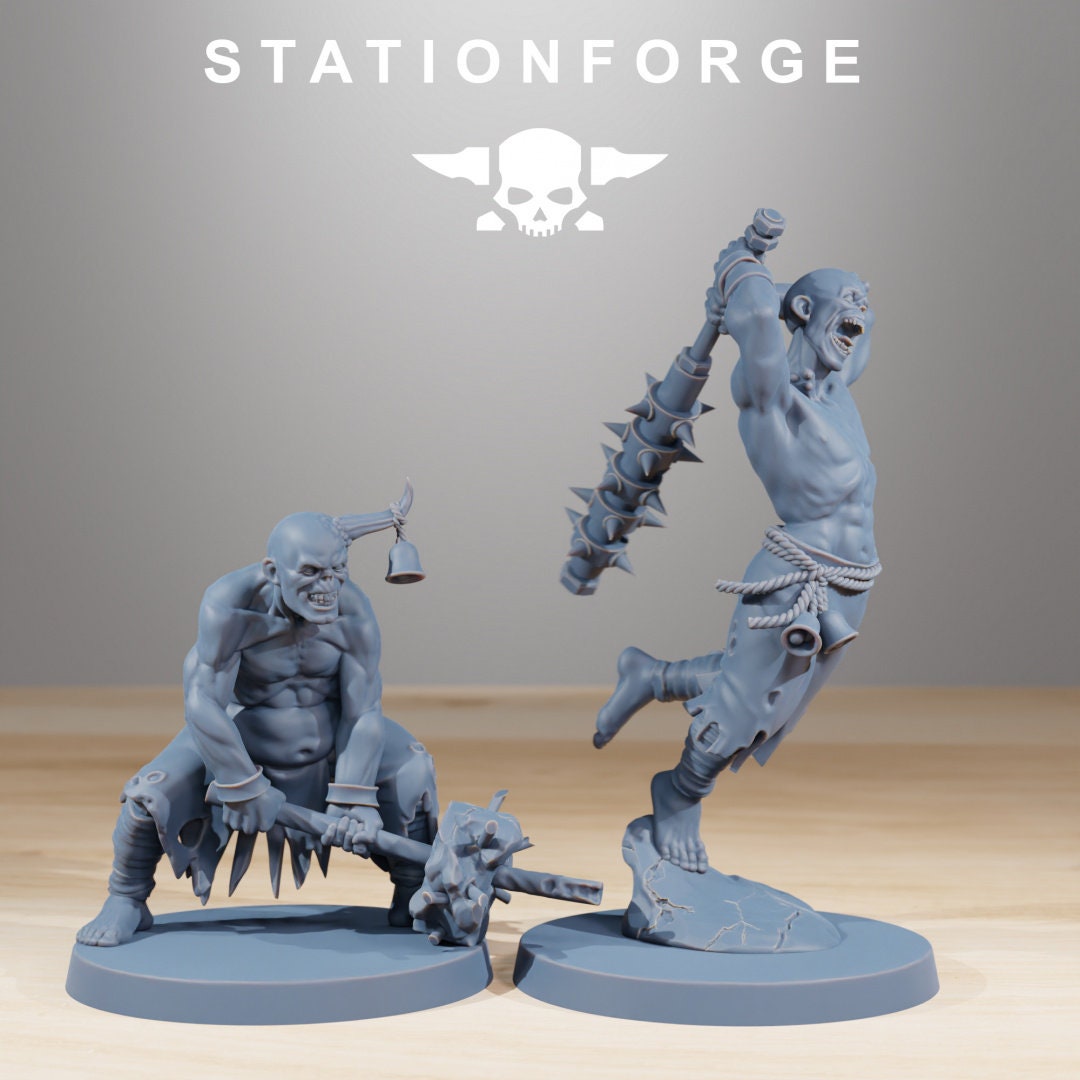 3D Printed Corrupted Guard Walkers x11 by StationForge Miniatures