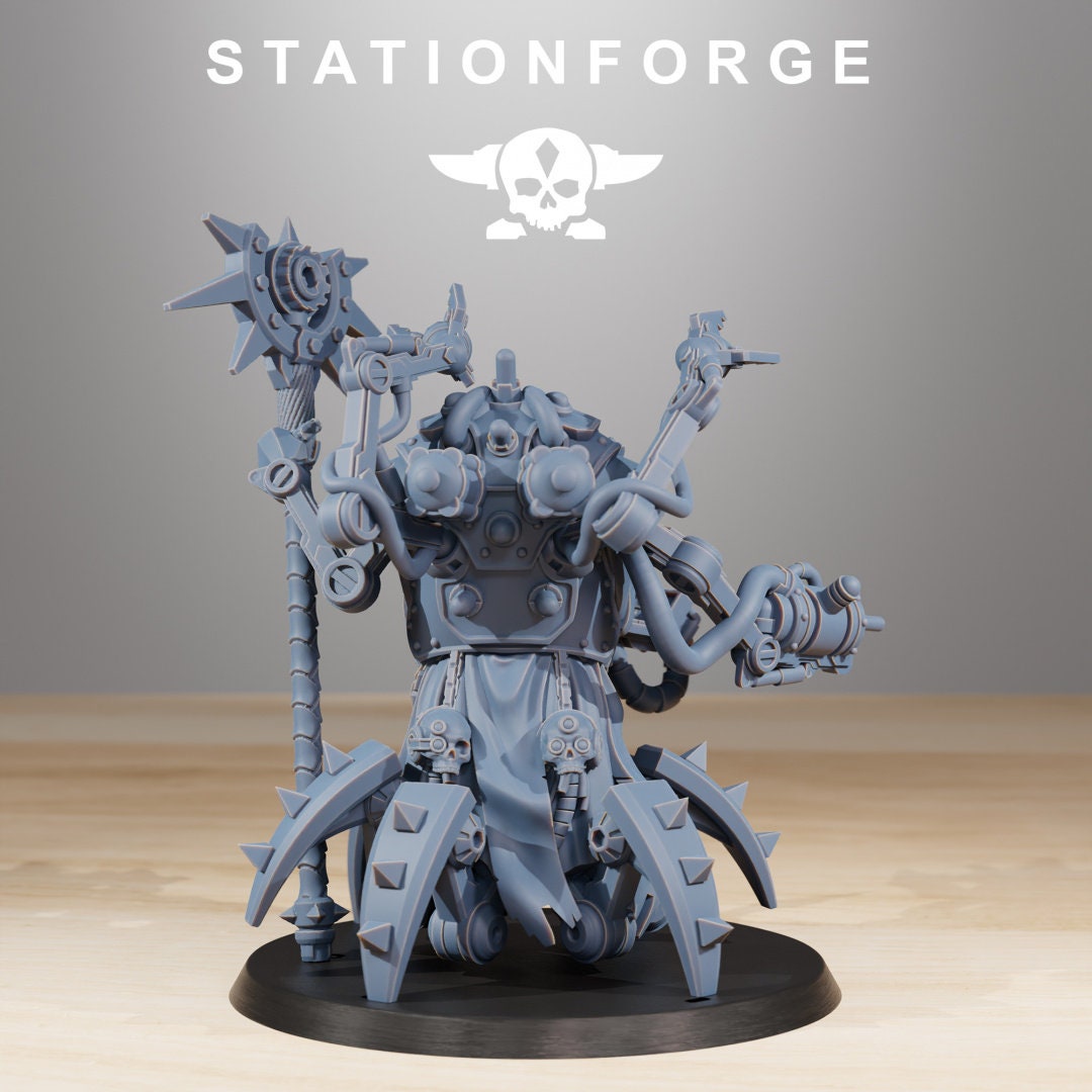 3D Printed Scavenger Librarian by StationForge Miniatures