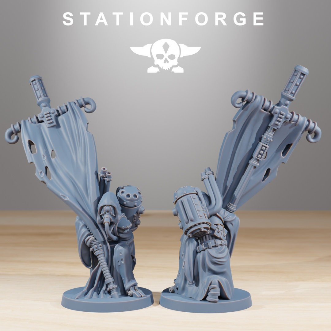 3D Printed Scavenger Cultists x5 by StationForge Miniatures