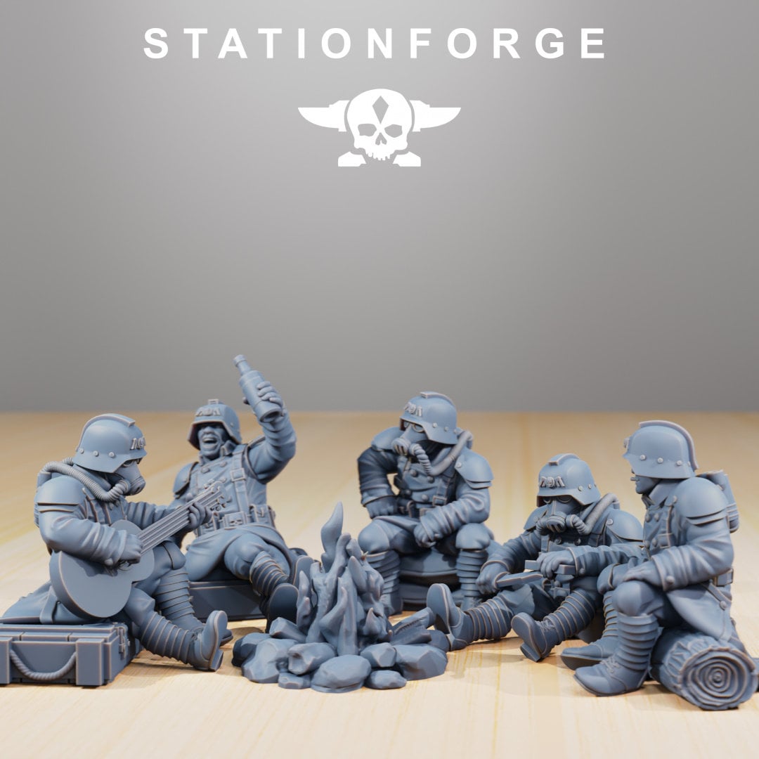 3D Printed GrimGuard Comrades by StationForge Miniatures – Last Hope ...