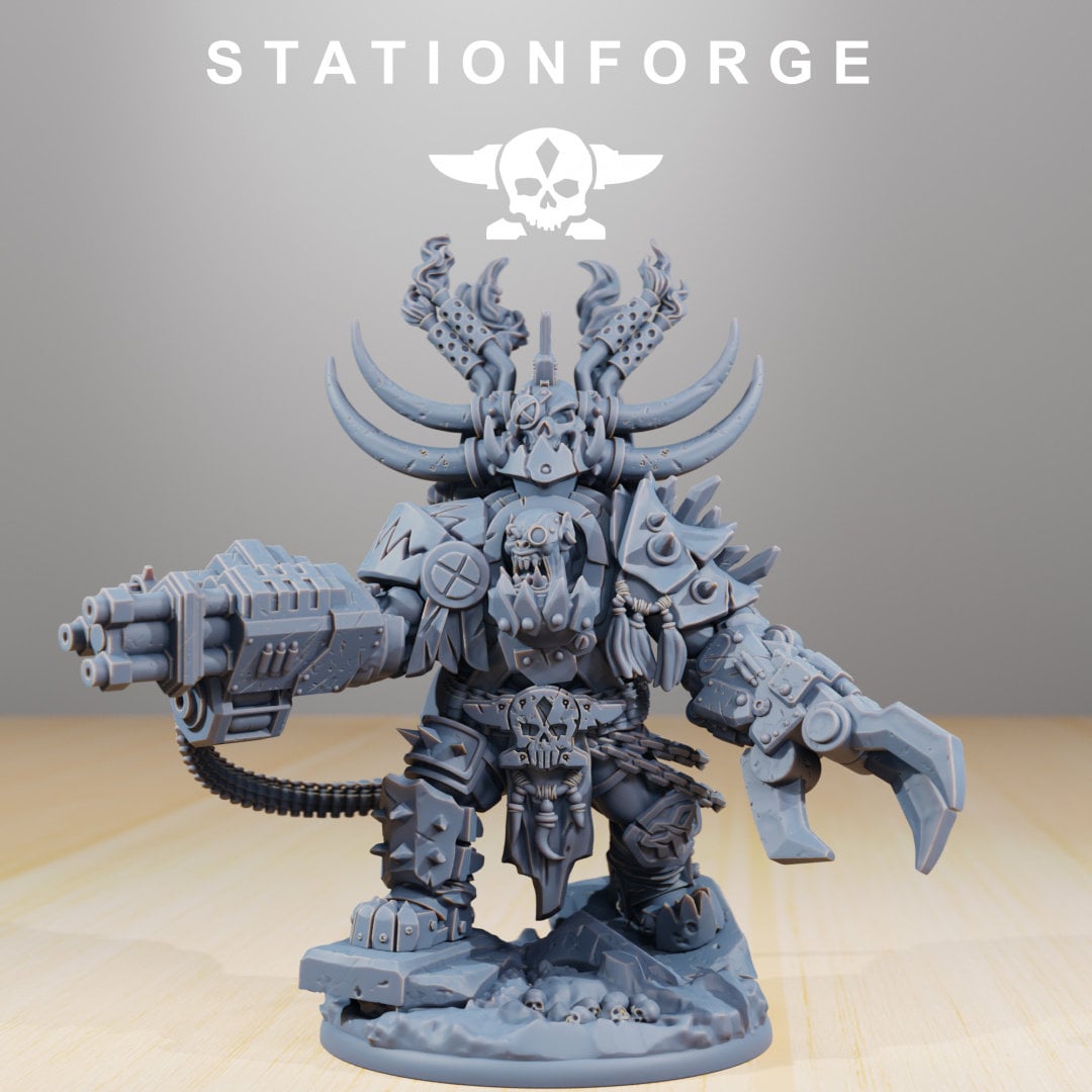 3D Printed Orkaz Grand Nutta by StationForge Miniatures