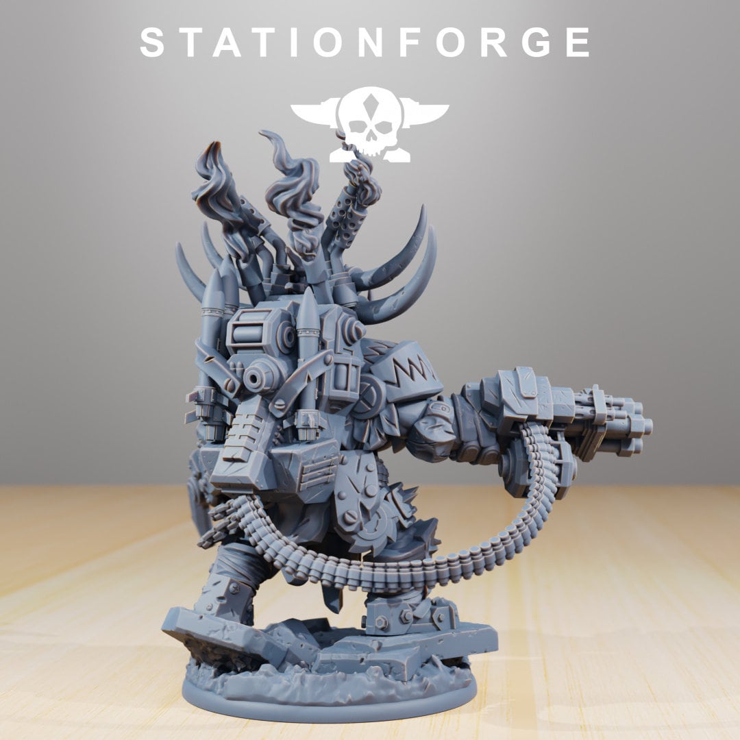 3D Printed Orkaz Grand Nutta by StationForge Miniatures