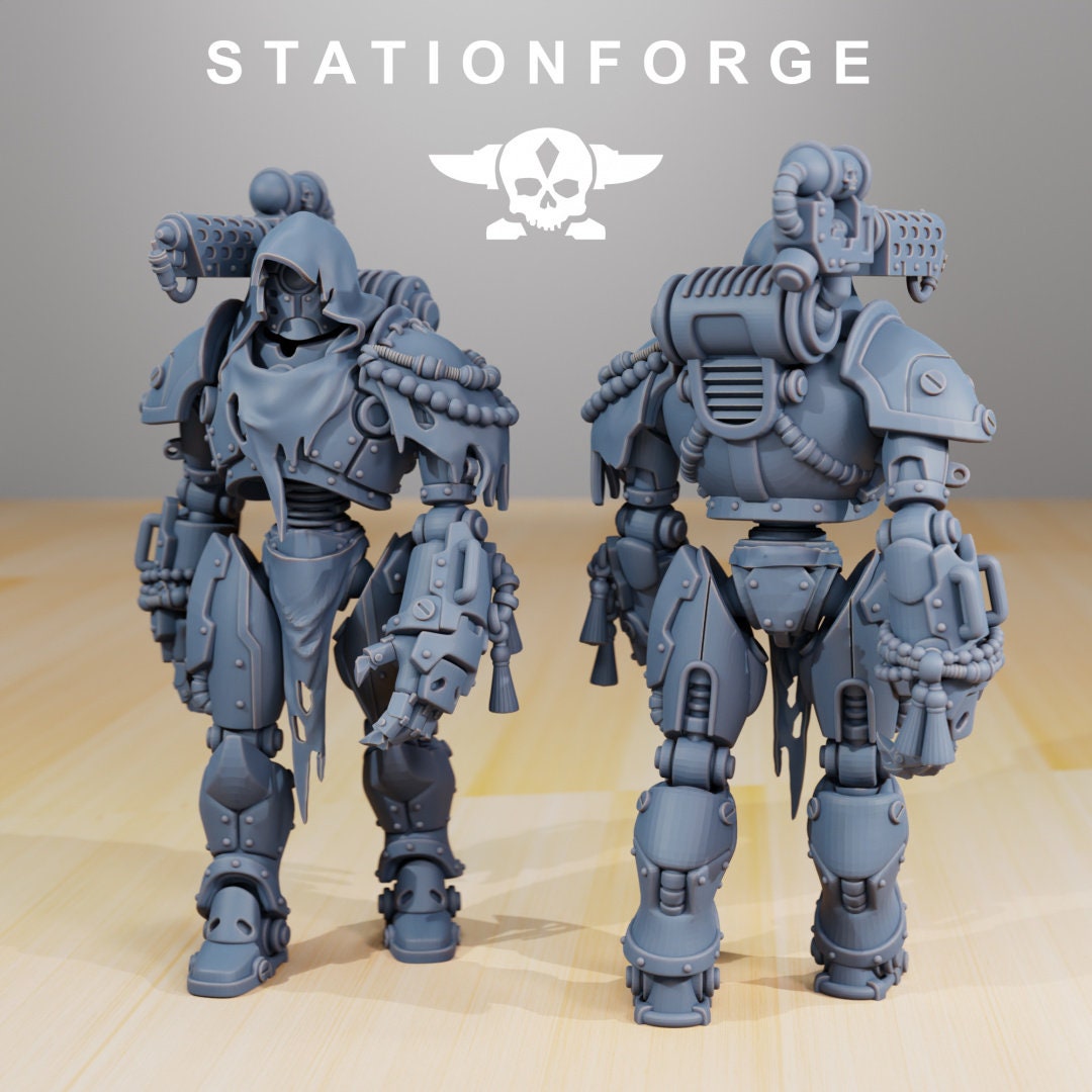 3D Printed Scavenger Droitex Mk2 by StationForge Miniatures