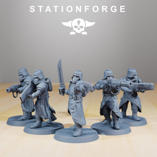 3D Printed GrimGuard Evaporators x5 by StationForge Miniatures