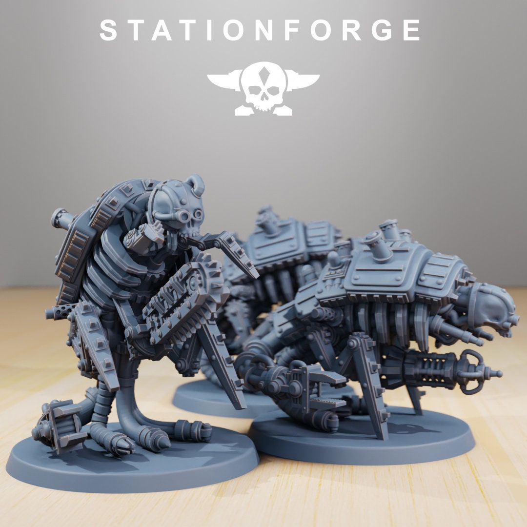 3D Printed Scavenger Assassinators  by StationForge Miniatures