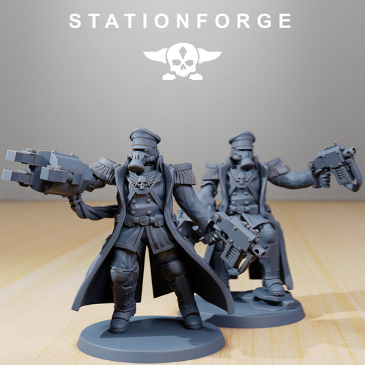 3D Printed GrimGuard Officer by StationForge Miniatures