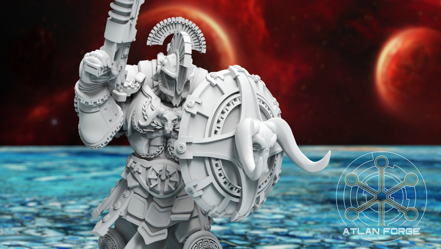 3d Printed Minoan Veterans x3 by Atlan Forge Miniatures