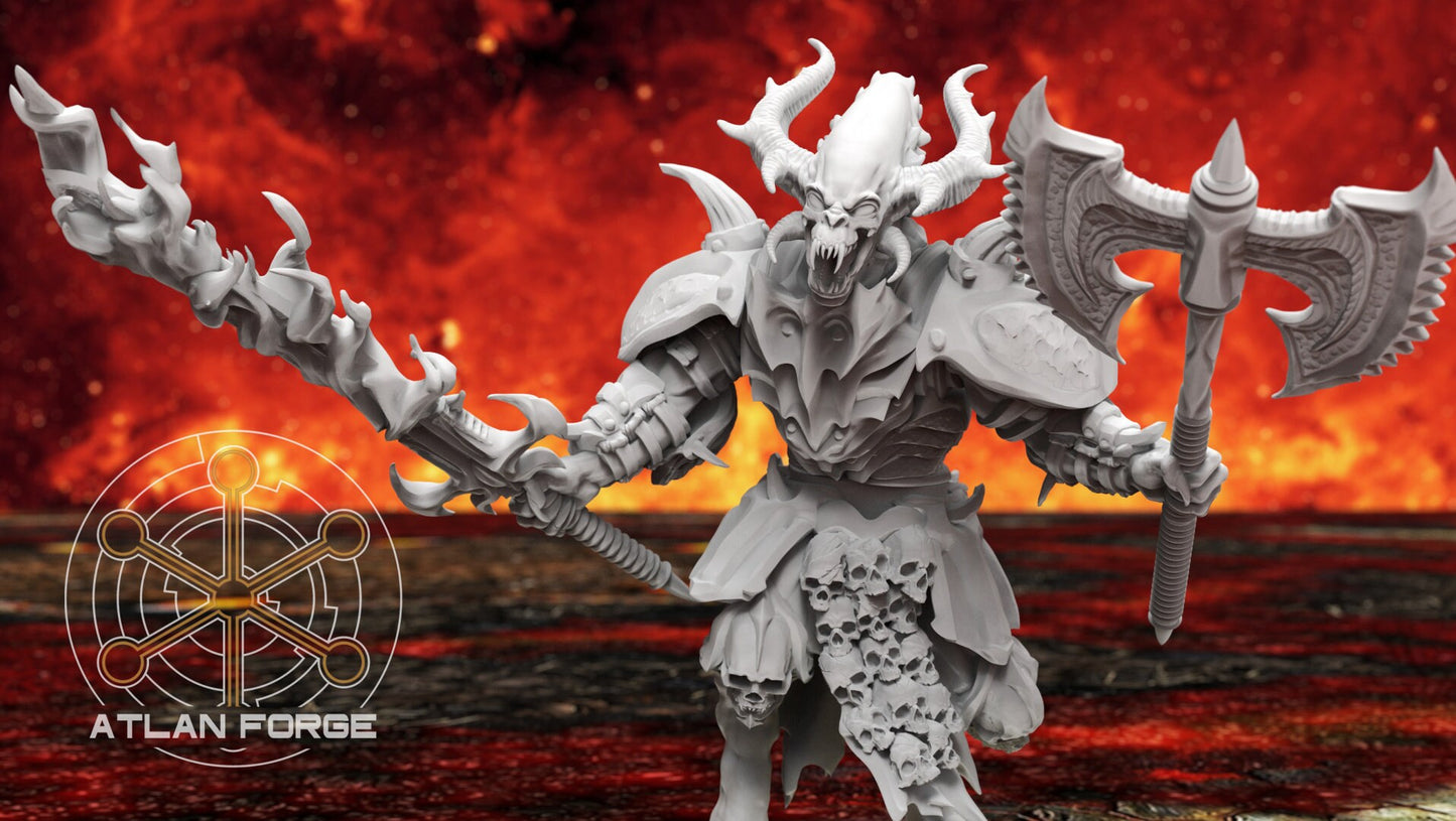 3d Printed Demons of Hades x5 by Atlan Forge Miniatures