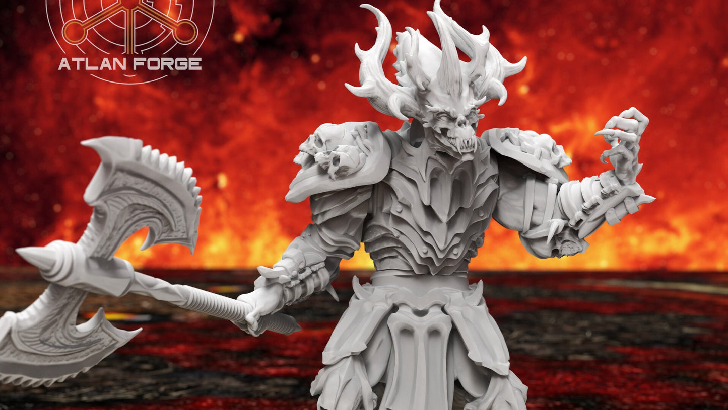 3d Printed Demons of Hades x5 by Atlan Forge Miniatures