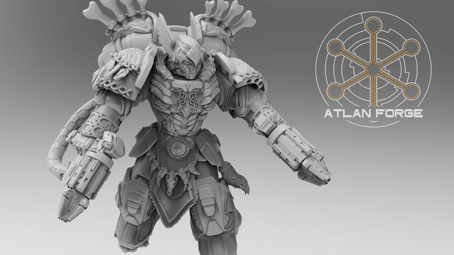 3d Printed Asgardian Storm Aegis x3 by Atlan Forge Miniatures