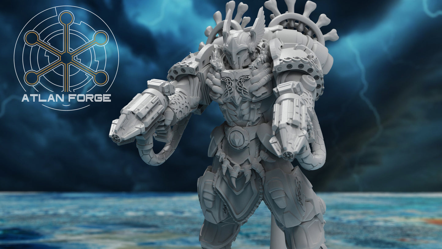 3d Printed Asgardian Storm Aegis x3 by Atlan Forge Miniatures