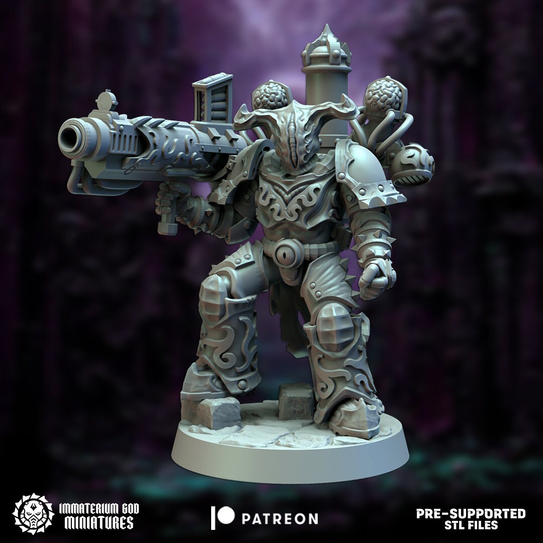 3d Printed Eternal Punishers x6 by Immaterium God Miniatures