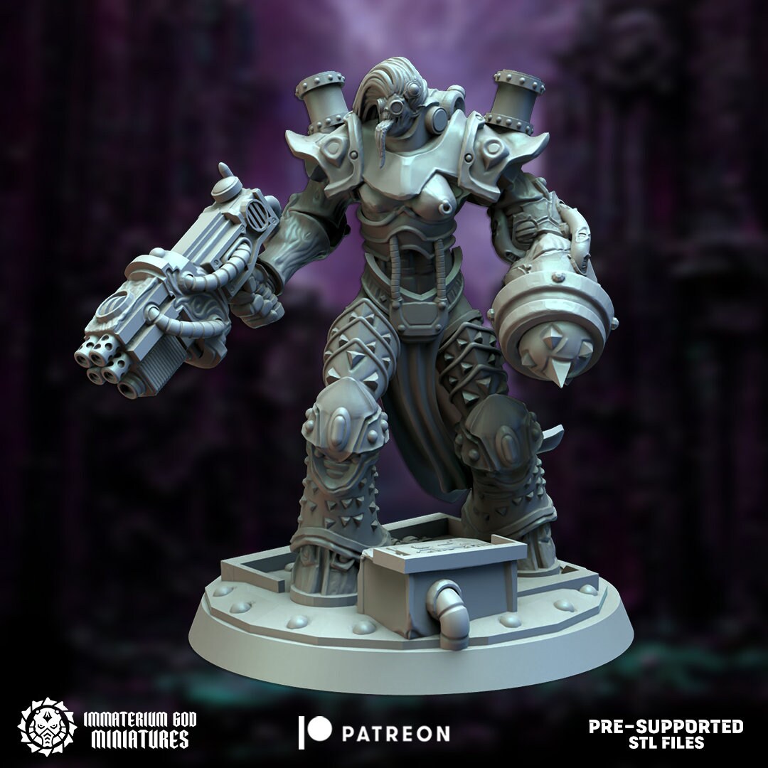 3d Printed Exalted Destroyers x3 by Immaterium God Miniatures