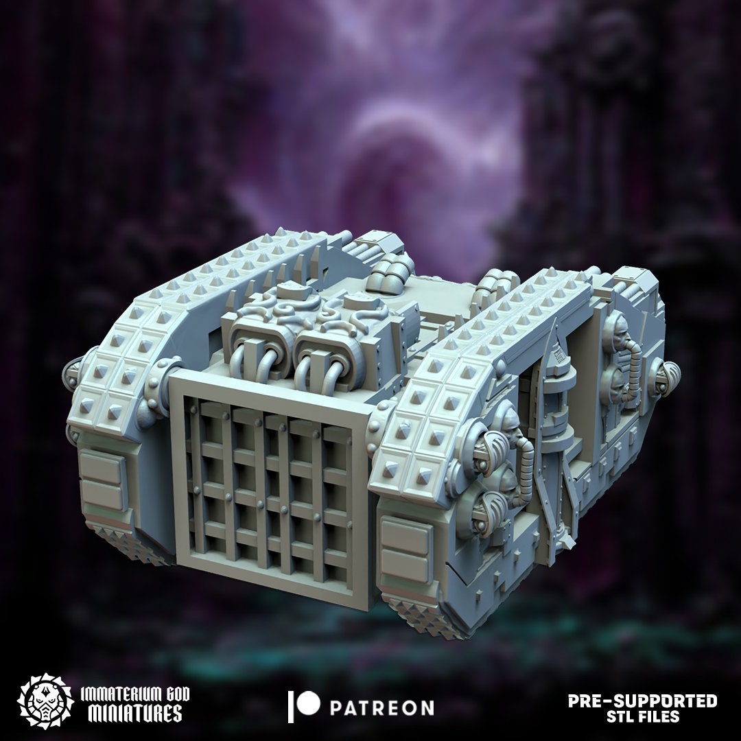 3d Printed Soul Trapper Tank by Immaterium God Miniatures