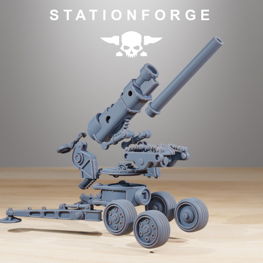 3D Printed GrimGuard Heavy Artillery by StationForge Miniatures