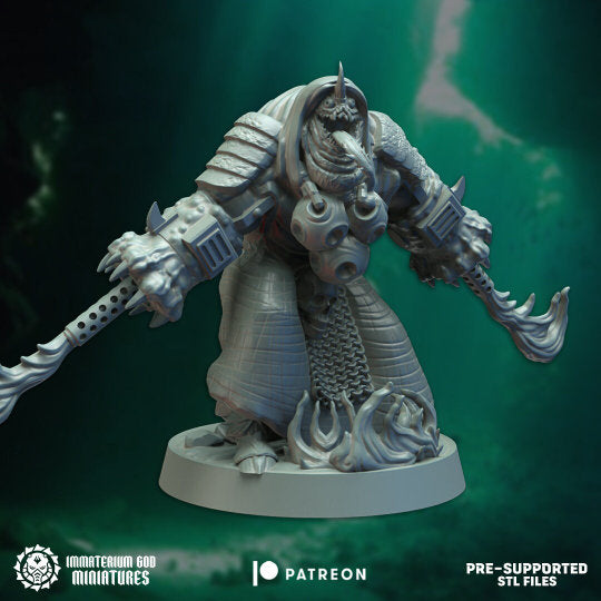 3d Printed Abyssal Pyromancer by Immaterium God Miniatures