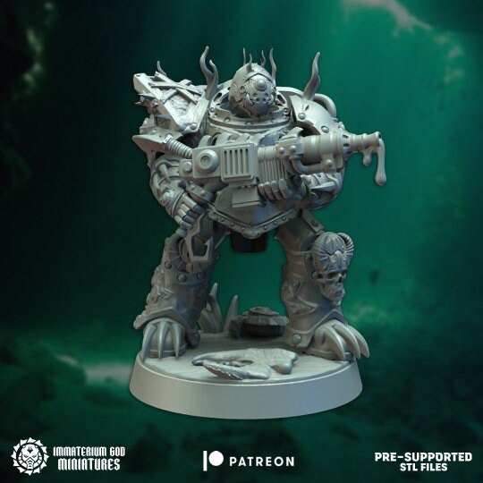 3d Printed Abyssal Champions x8 by Immaterium God Miniatures