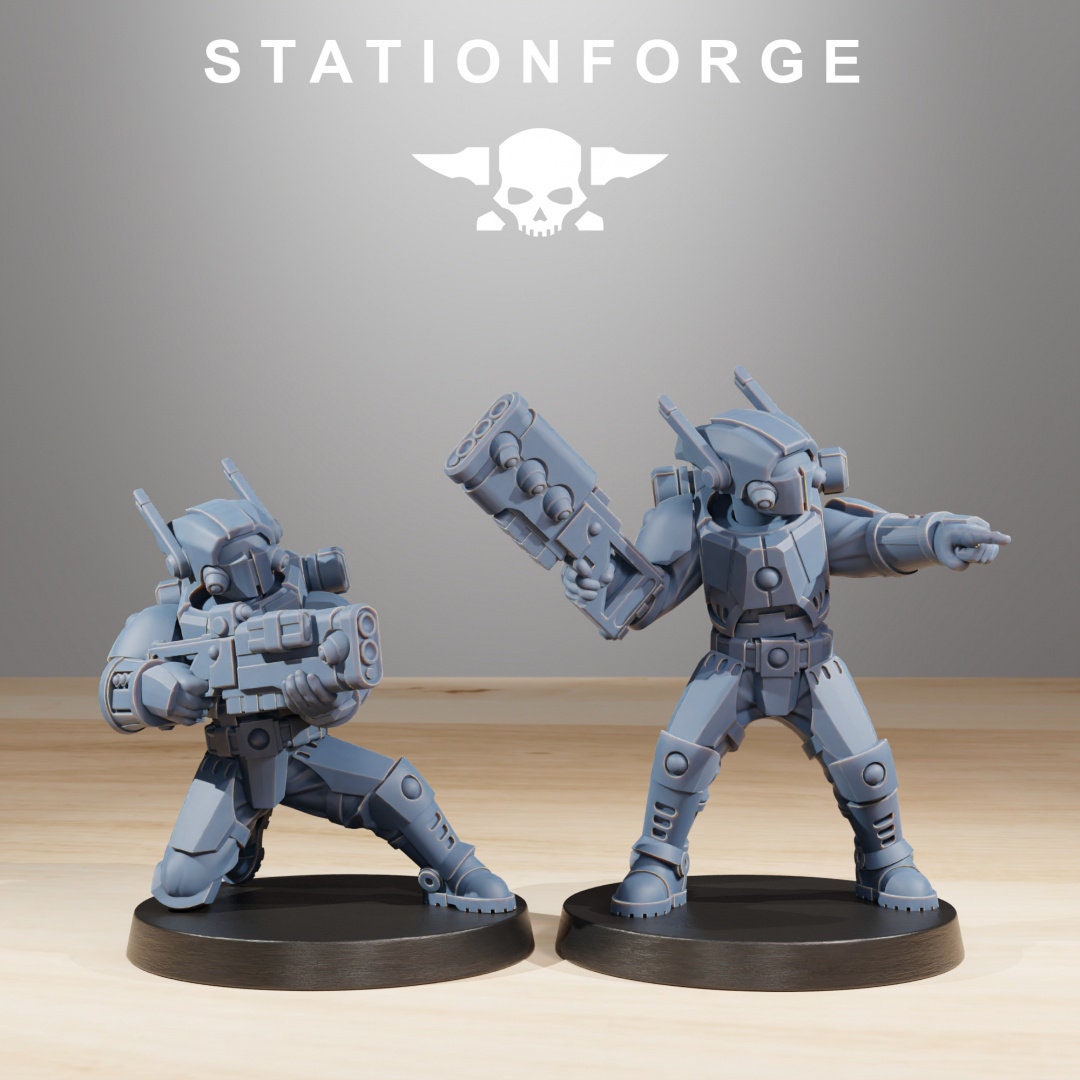 3D Printed Tarion Clone Infantry x10 by StationForge Miniatures