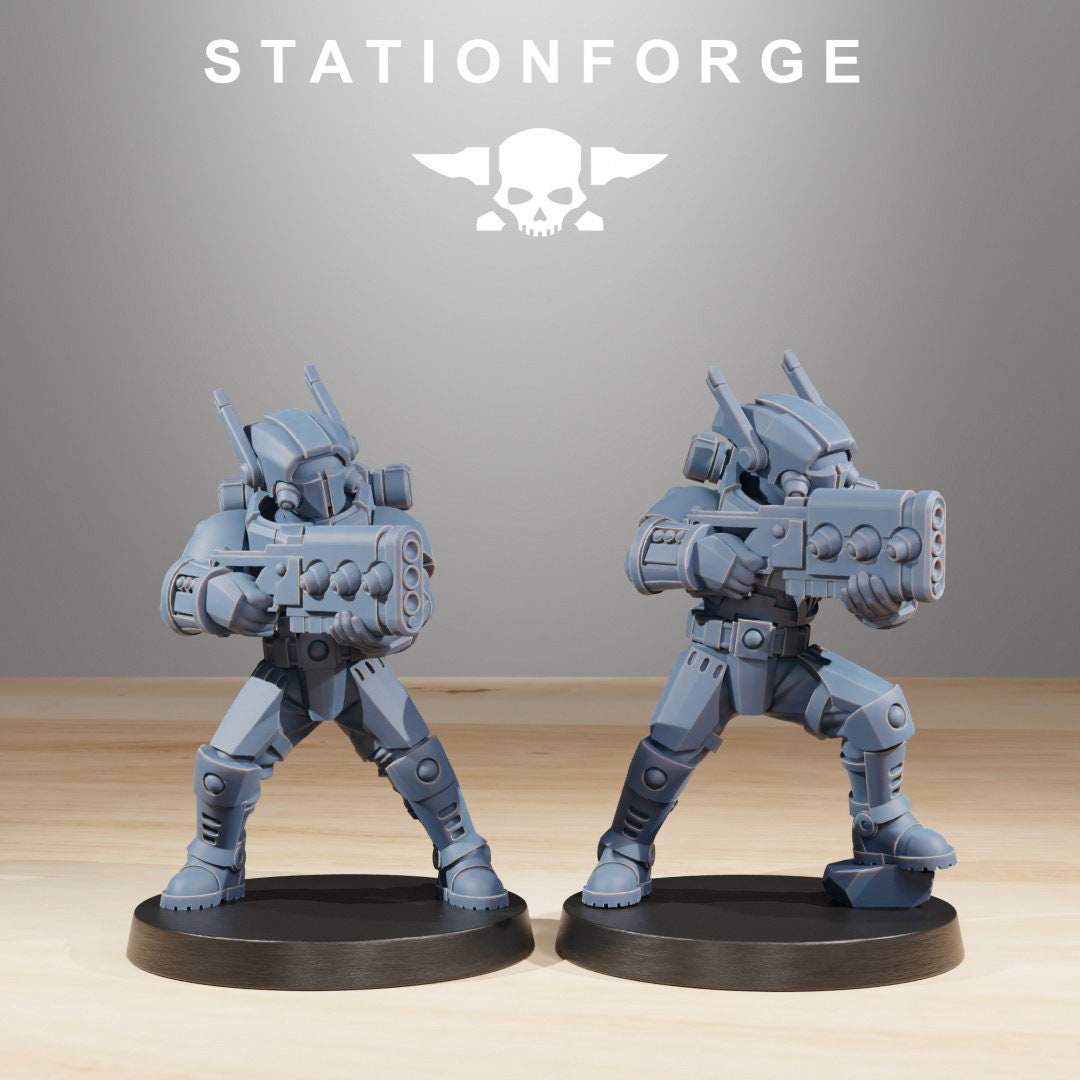 3D Printed Tarion Clone Infantry x10 by StationForge Miniatures