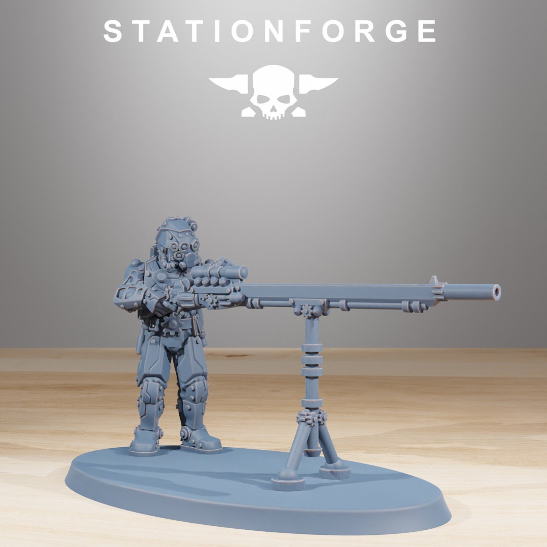 3D Printed Scavenger Security Patrol x10 by StationForge Miniatures