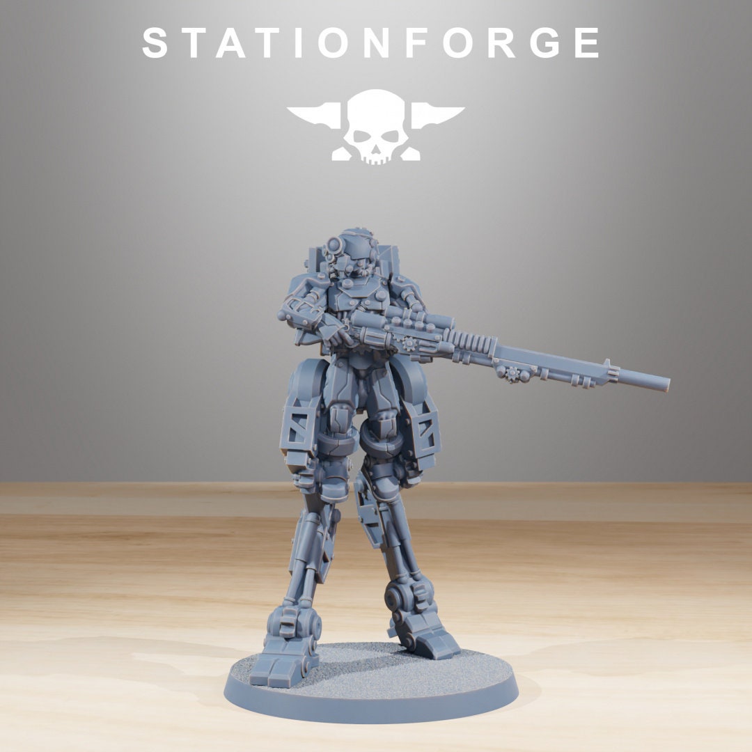 3D Printed Scavenger Wayfarers x5 by StationForge Miniatures