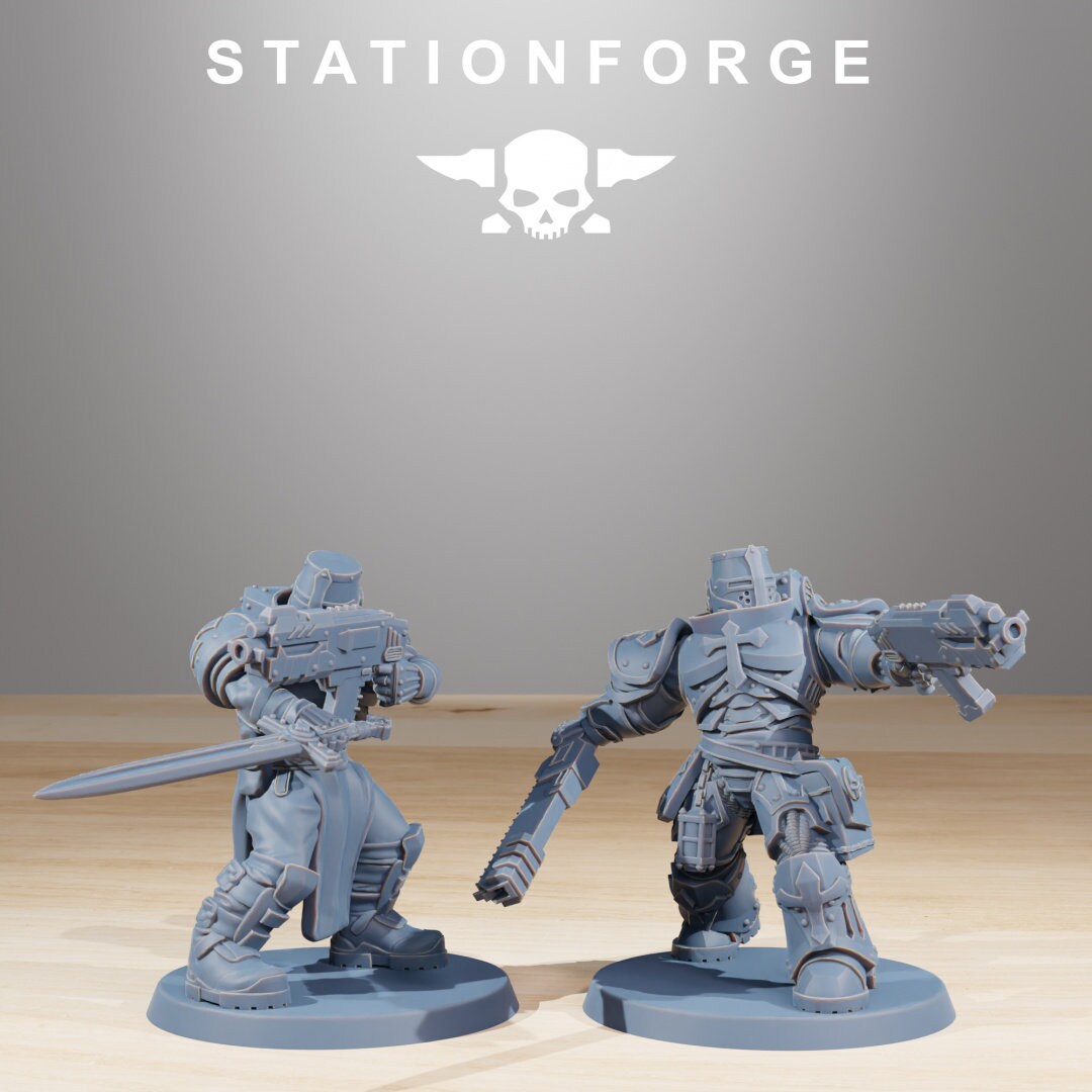 3D Printed Socratis Zealots x10 by StationForge Miniatures