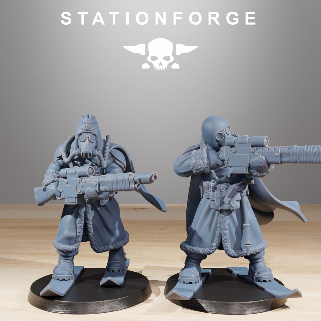 3D Printed GrimGuard Frostwatch Marksmen by StationForge Miniatures