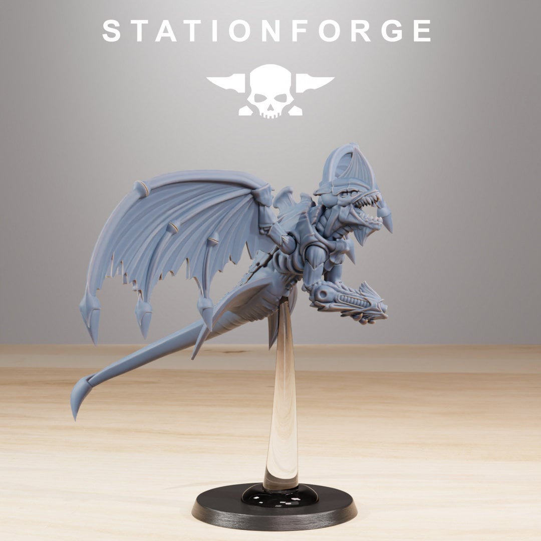 3D Printed Xenarid Flyers x10 by StationForge Miniatures