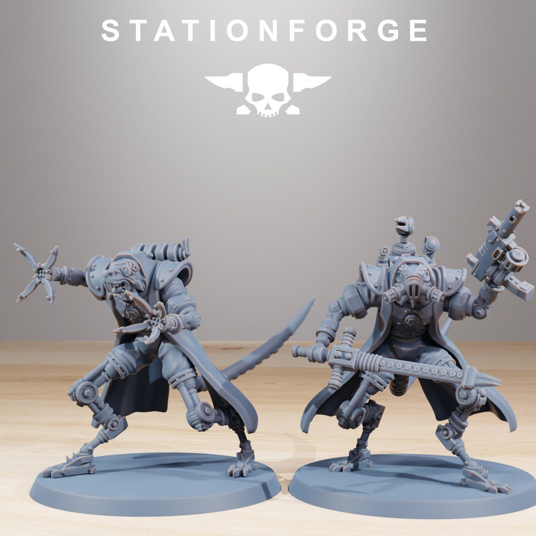 3D Printed Raticus Curdsters x10 by StationForge Miniatures